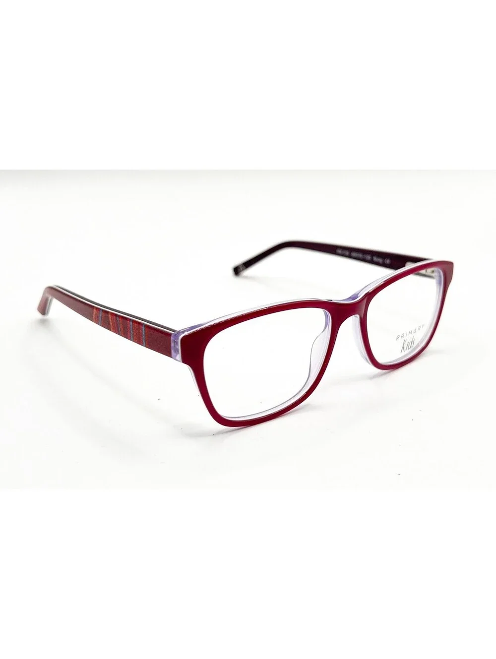Primary Kids Pk 118 Burg Burgundy Authentic Eyeglasses 48-15-125